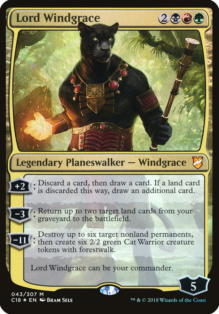 Lord Windgrace (Oversized) [Commander 2018 Oversized]