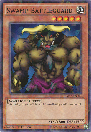 Swamp Battleguard [SP15-EN002] Shatterfoil Rare 