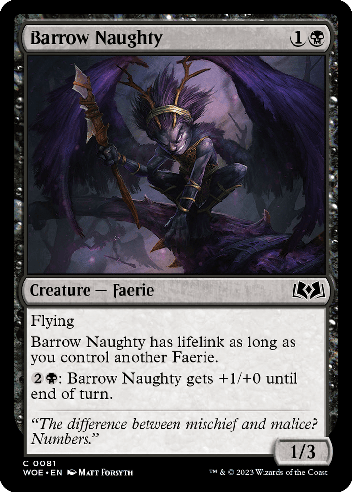 Barrow Naughty [Wilds of Eldraine] 