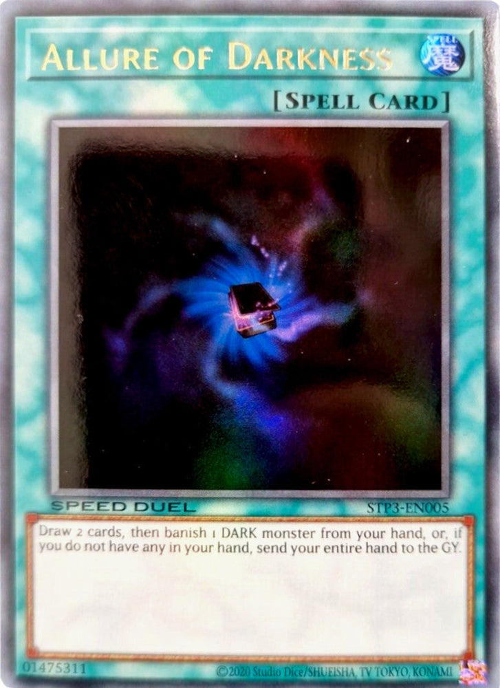 Allure of Darkness [STP3-EN005] Ultra Rare 