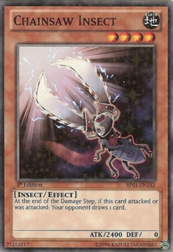 Chainsaw Insect [BP01-EN142] Starfoil Rare 