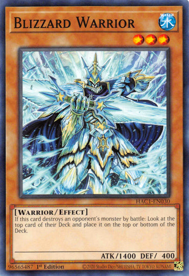 Blizzard Warrior [HAC1-EN030] Common 