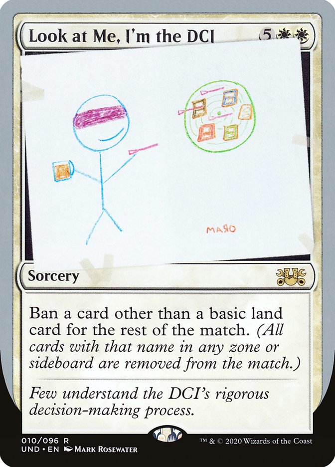 Look at Me, I'm the DCI [Unsanctioned] 