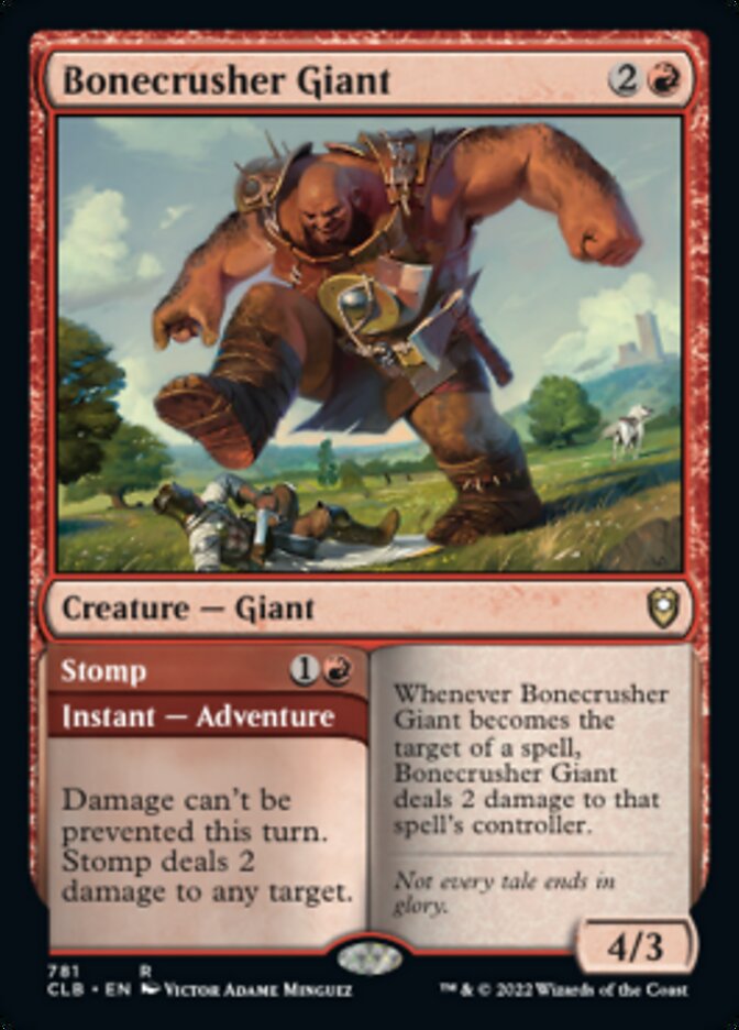 Bonecrusher Giant // Stomp [Commander Legends: Battle for Baldur's Gate] 