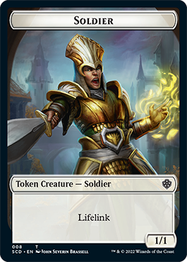 Saproling // Soldier Double-Sided Token [Starter Commander Decks] 