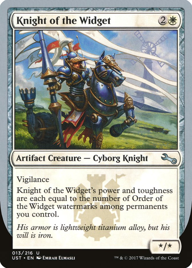 Knight of the Widget [Unstable] 