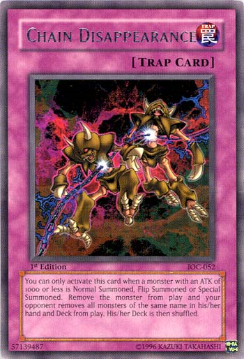 Chain Disappearance [IOC-052] Rare 