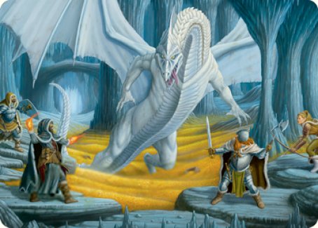 Cave of the Frost Dragon Art Card [Dungeons & Dragons: Adventures in the Forgotten Realms Art Series] 