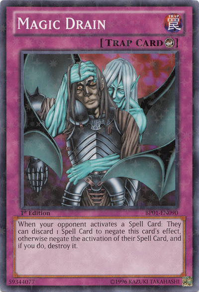 Magic Drain [BP01-EN090] Starfoil Rare 