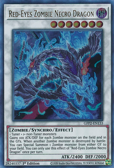 Red-Eyes Zombie Necro Dragon [GFP2-EN133] Ultra Rare 