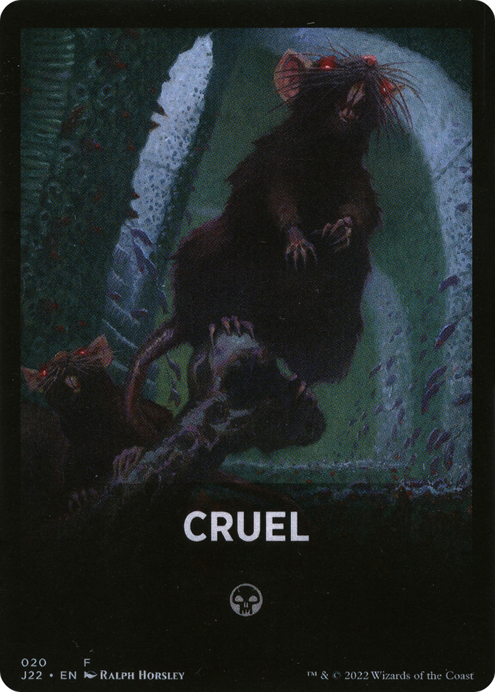 Cruel Theme Card [Jumpstart 2022 Front Cards] 