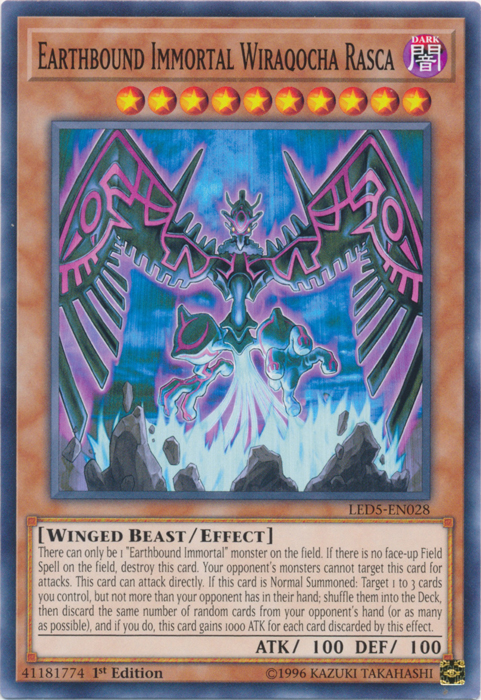 Earthbound Immortal Wiraqocha Rasca [LED5-EN028] Common 