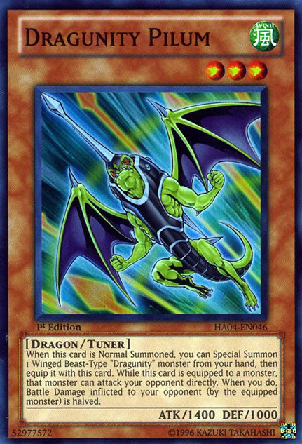 Dragunity Pilum [HA04-EN046] Super Rare 