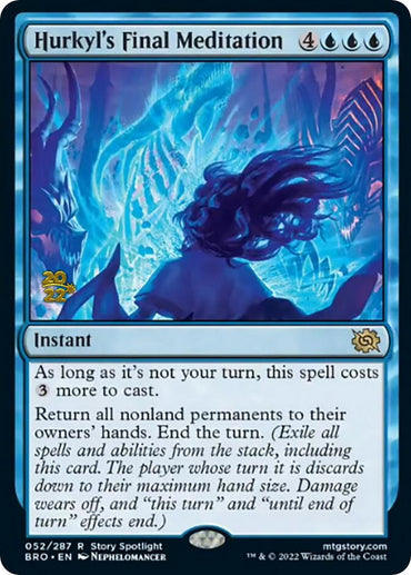 Hurkyl's Final Meditation [The Brothers' War Prerelease Promos] 