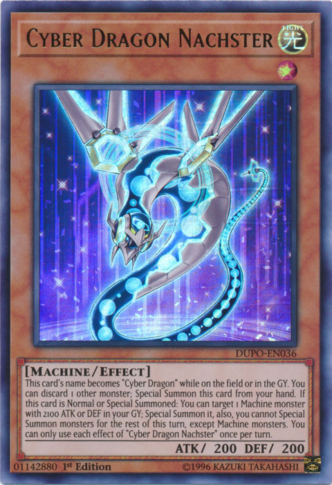 Cyber ​​Dragon Nachster [DUPO-EN036] Ultra Rare 