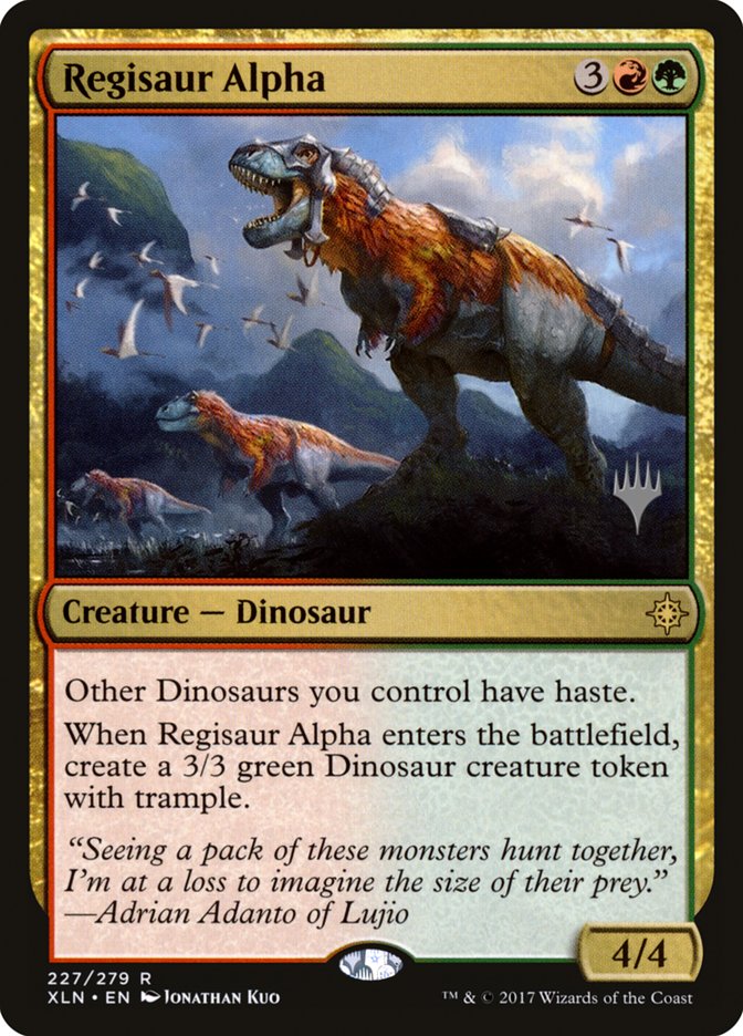 Regisaur Alpha (Promo Pack) [Ixalan Promos] 