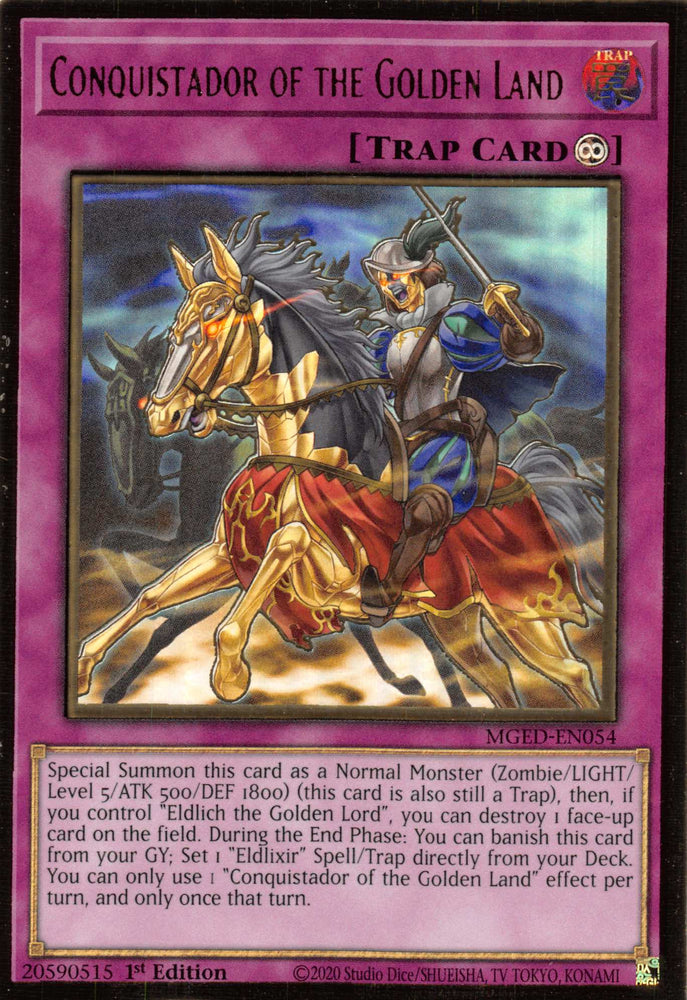 Conqueror of the Golden Land [MGED-EN054] Gold Rare 