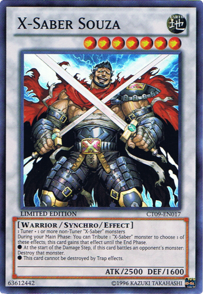 X-Saber Souza [CT09-EN017] Super Rare 