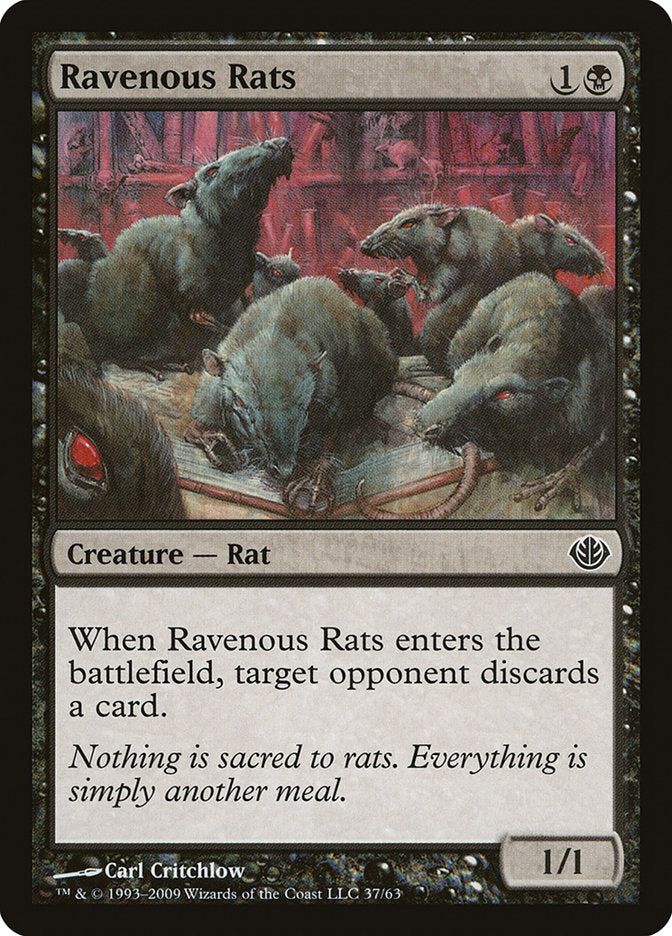 Ravenous Rats [Duel Decks: Garruk vs. Liliana]