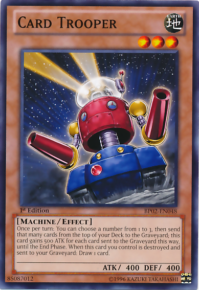 Card Trooper [BP02-EN048] Mosaic Rare 