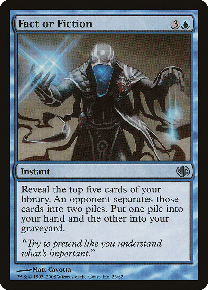 Fact or Fiction [Duel Decks: Jace vs. Chandra] 