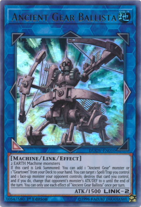 Ancient Gear Ballista [DUOV-EN010] Ultra Rare 