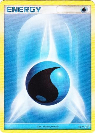 Water Energy (12/12) [Diamond &amp; Pearl: Trainer Kit - Manaphy] 