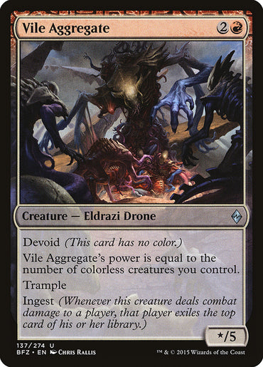 Vile Aggregate [Battle for Zendikar] 