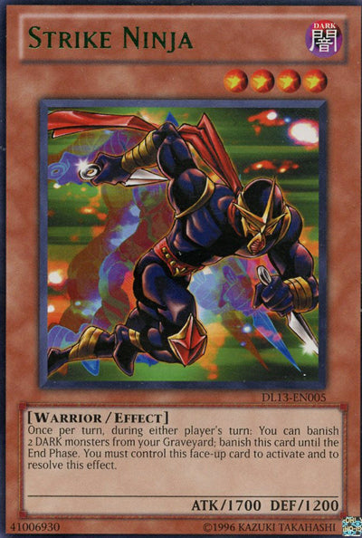 Strike Ninja (Green) [DL13-EN005] Rare 