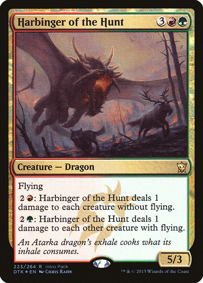 Harbinger of the Hunt (Intro Pack) [Dragons of Tarkir Promos] 