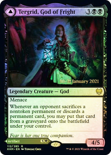 Tergrid, God of Fright // Tergrid's Lantern [Kaldheim Prerelease Promos] 