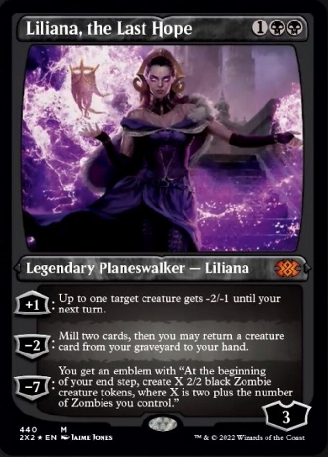 Liliana, the Last Hope (Foil Etched) [Double Masters 2022] 