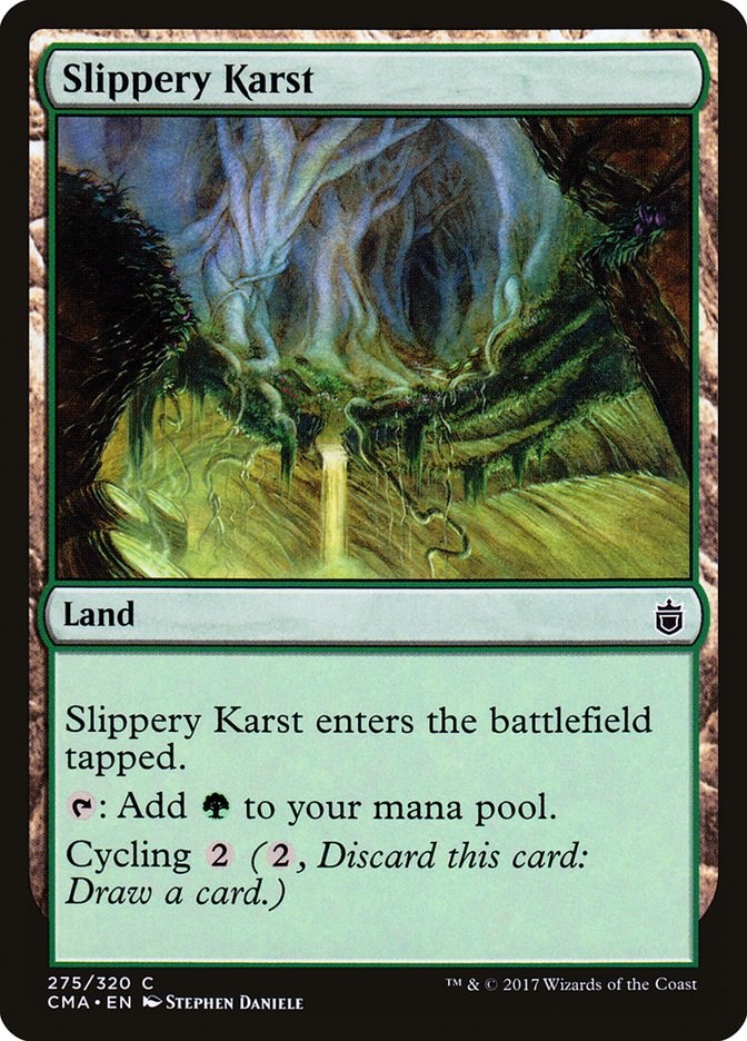 Slippery Karst [Commander Anthology] 