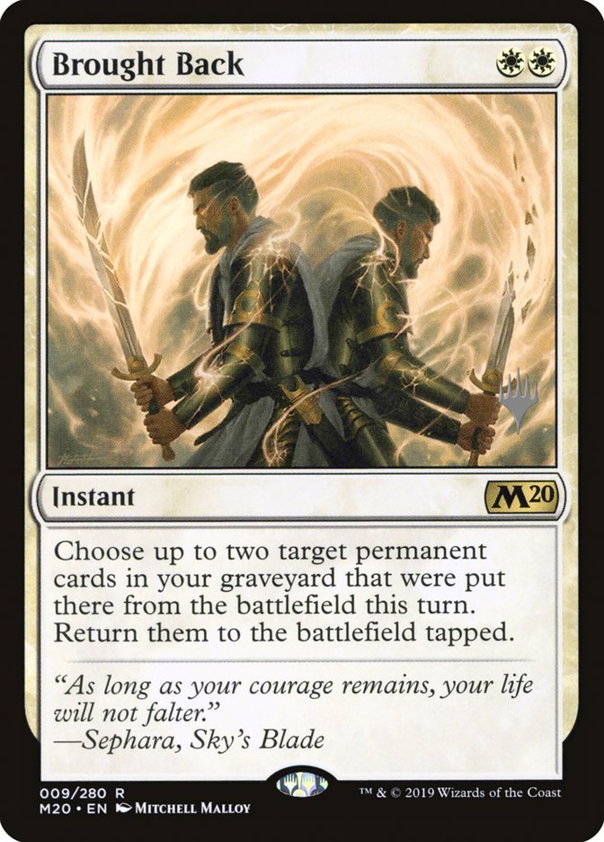 Brought Back (Promo Pack) [Core Set 2020 Promos] 