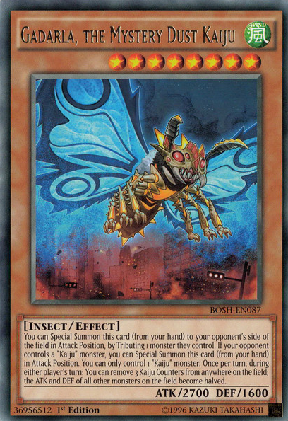 Gadarla, the Mystery Dust Kaiju [BOSH-EN087] Rare 