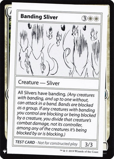 Banding Sliver [Mystery Booster Playtest Cards] 