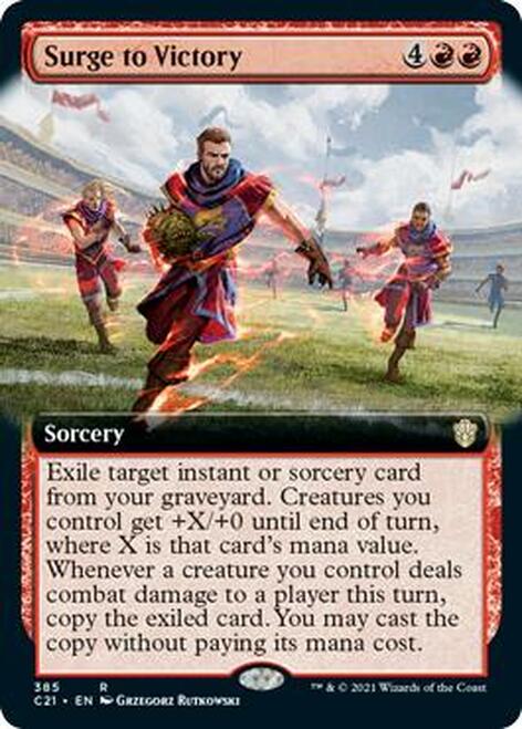 Surge to Victory (Extended Art) [Commander 2021] 