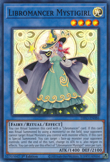 Libromancer Mystigirl [DIFO-EN086] Super Rare 