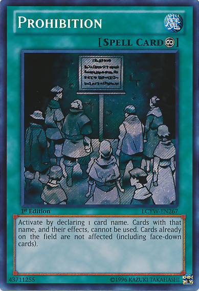 Prohibition [LCYW-EN267] Secret Rare 