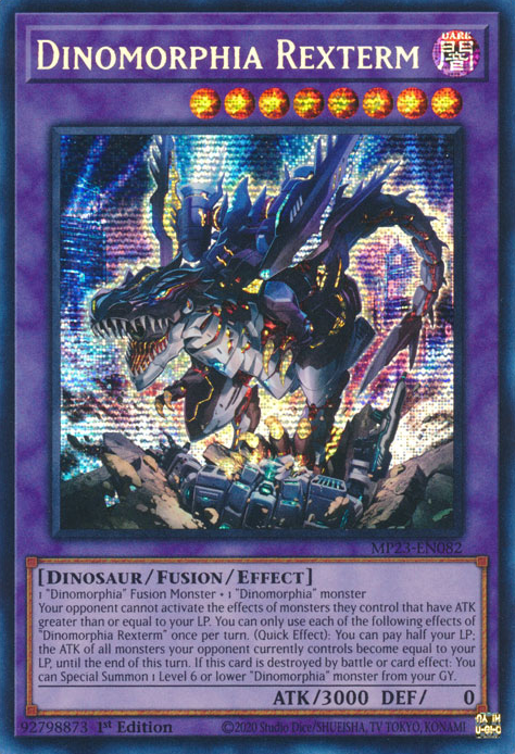 Dinomorphia Rexterm [MP23-EN082] Prismatic Secret Rare 