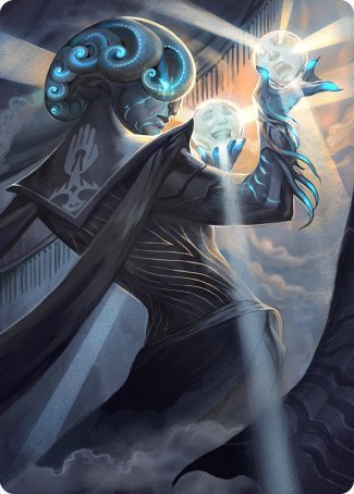 Queza, Augur of Agonies Art Card [Streets of New Capenna Art Series] 