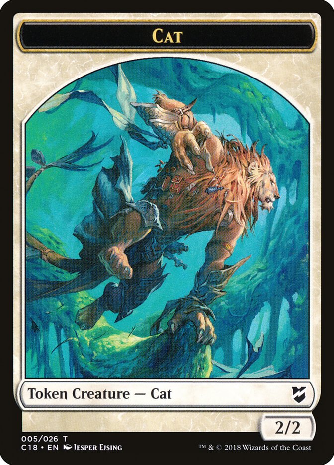 Cat Token [Commander 2018 Tokens] 