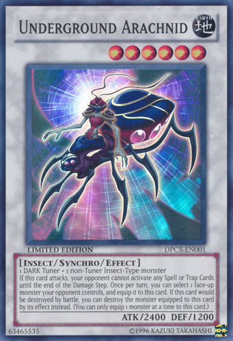 Underground Arachnid [DPC5-EN001] Super Rare 