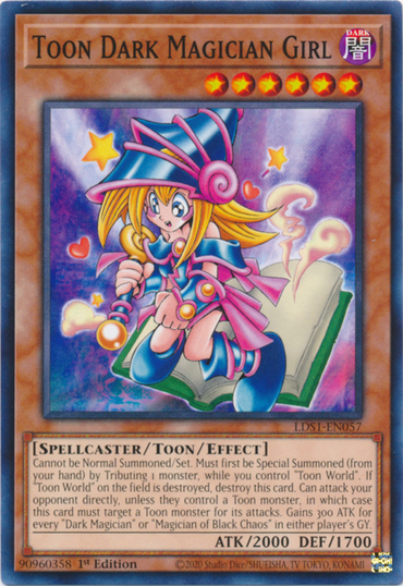 Toon Dark Magician Girl [LDS1-EN057] Common 