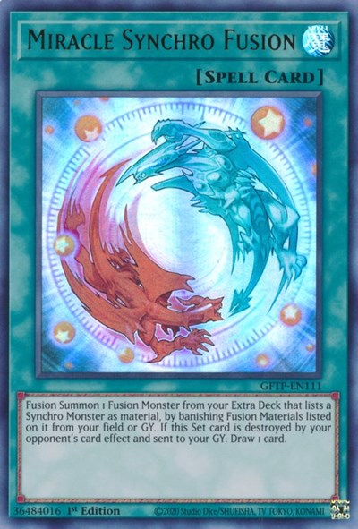 Miracle Synchro Fusion [GFTP-EN111] Ultra Rare 
