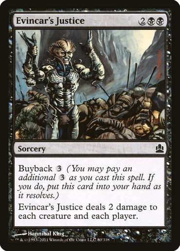 Evincar's Justice [Commander 2011] 