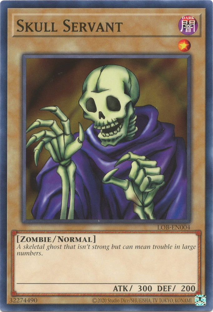 Skull Servant (25th Anniversary) [LOB-EN004] Common 