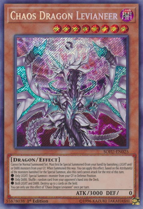 Chaos Dragon Levianeer [SOFU-EN025] Secret Rare 