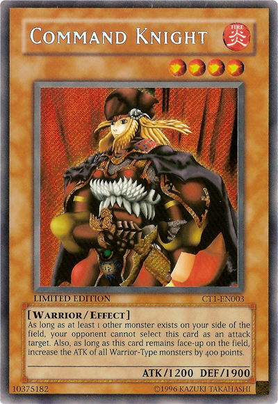 Command Knight [CT1-EN003] Secret Rare 
