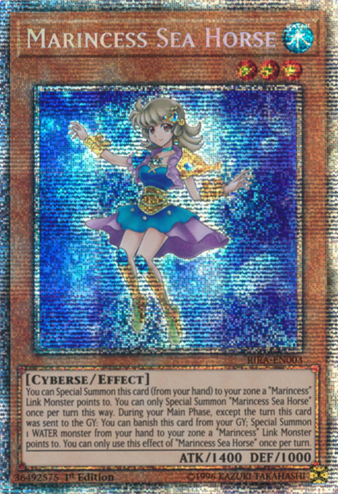 Marincess Sea Horse [RIRA-EN003] Starlight Rare 